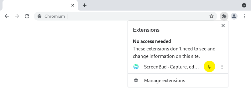 How to add ScreenBud to Chrome